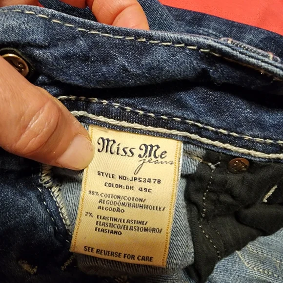 Miss Me Women's Jeans size 30x34 - Picture 8 of 8